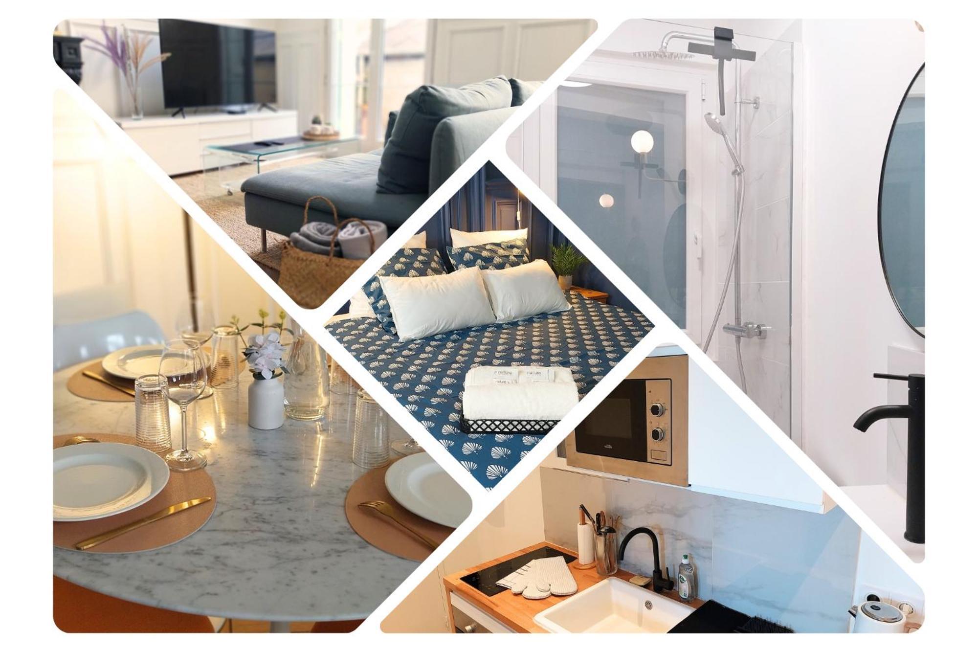 Le Carre Bleu - Studio Confort - Centre-Ville 迪耶普 外观 照片